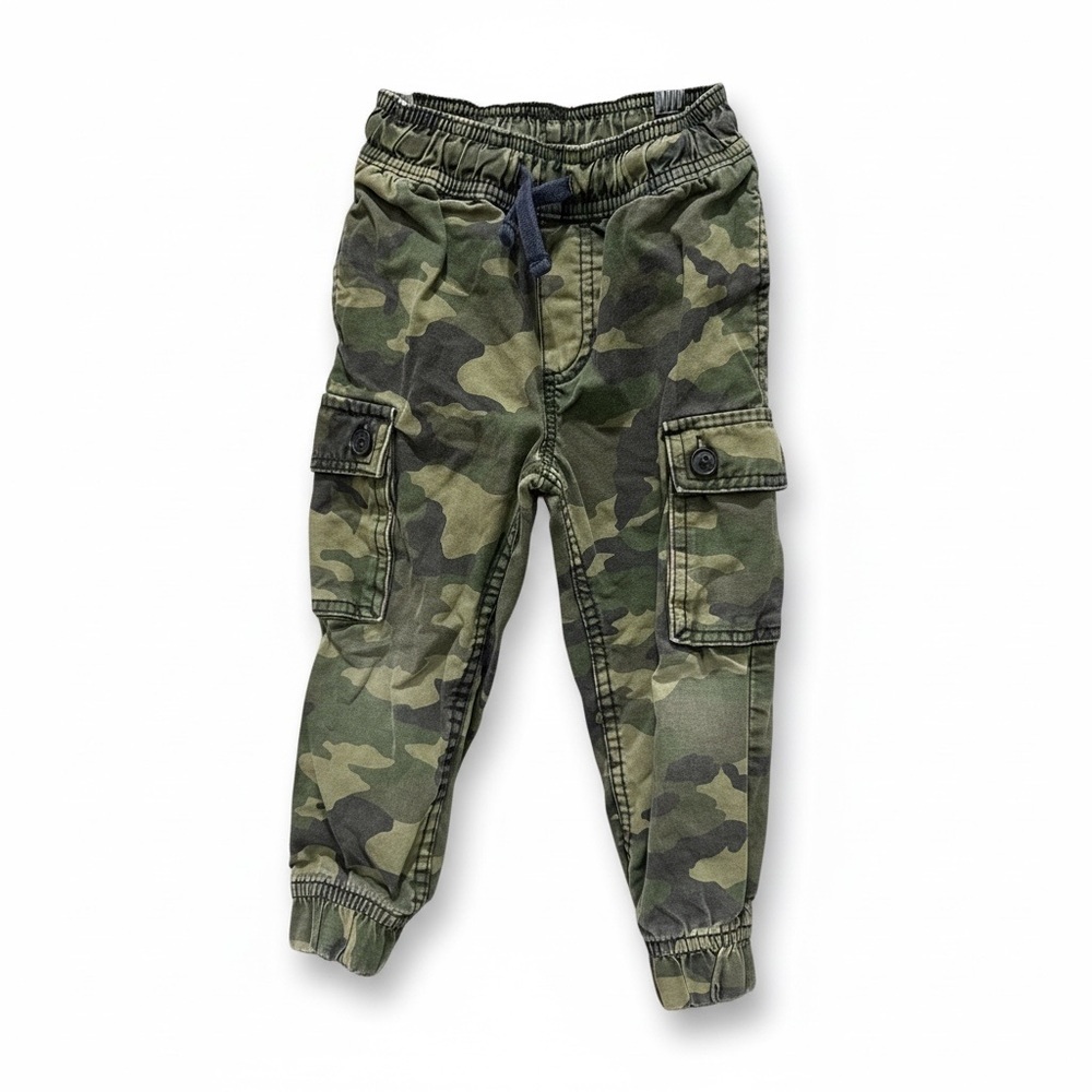 Joe Fresh Kids Camouflage Joggers - Green and Black